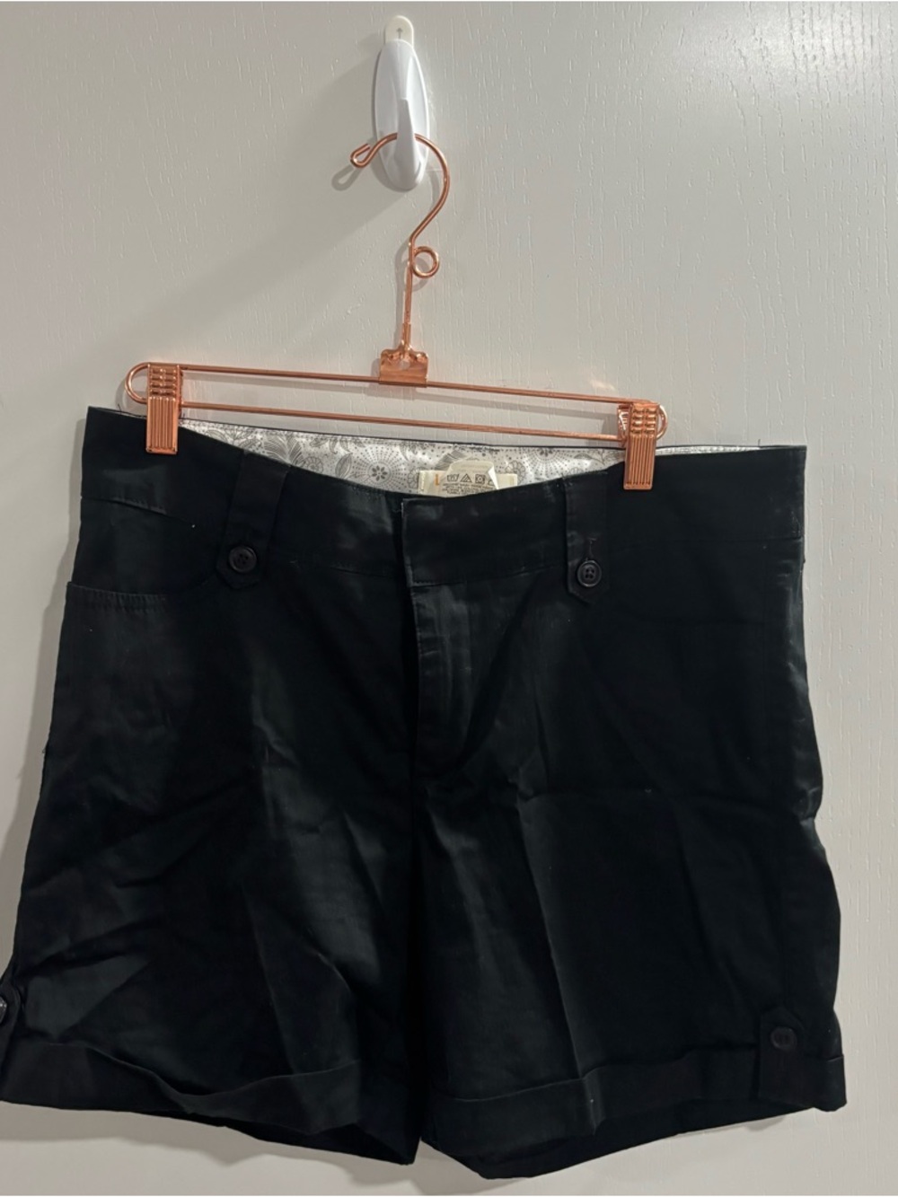 Lee Black Chino Shorts